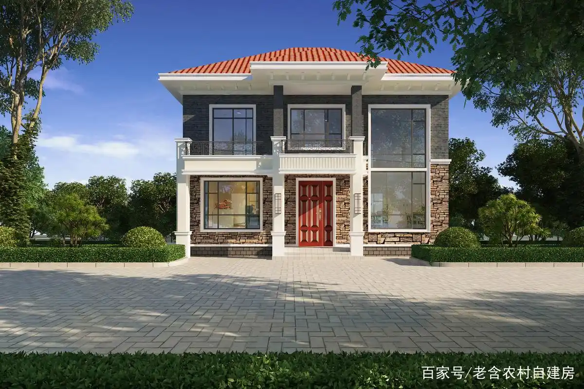 千辛万苦挑选了5套农村自建别墅外观图,媳妇竟然只喜欢第三套?