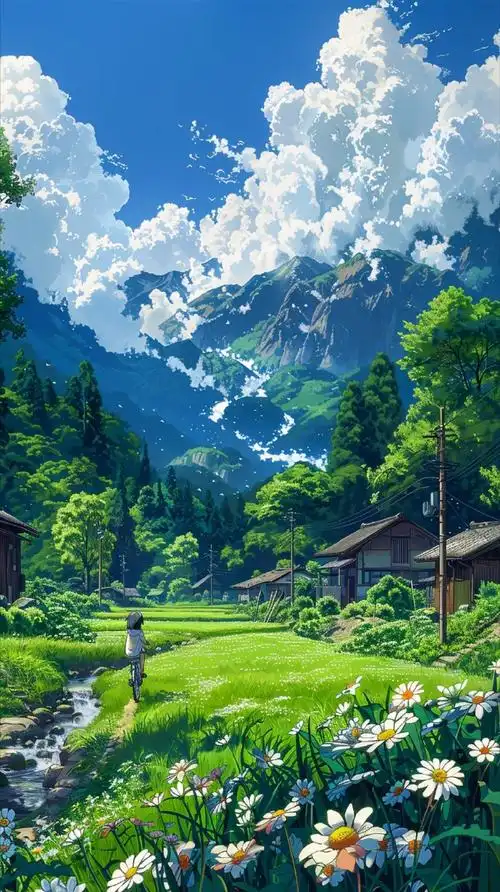 宫崎骏的夏天|故乡的原风景    #二次元新鲜事##某某壁纸