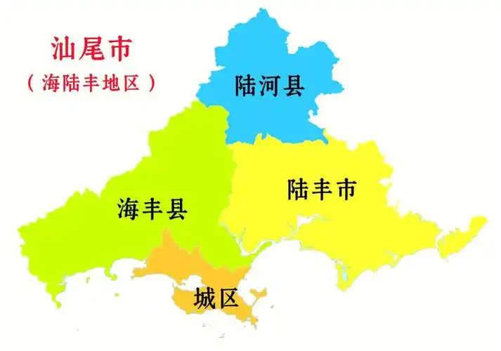 由于市区设立在汕尾镇,遂称汕尾市,汕尾原名"汕美",因"汕"的意思是