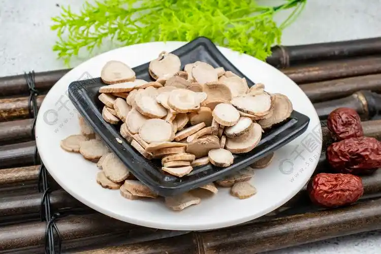 药材中药白芍摄影图素材