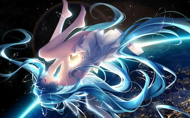 唯美动人初音未来桌面壁纸