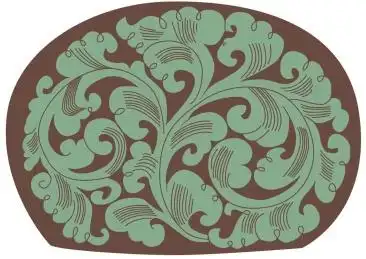 传统纹样—卷叶纹 传统