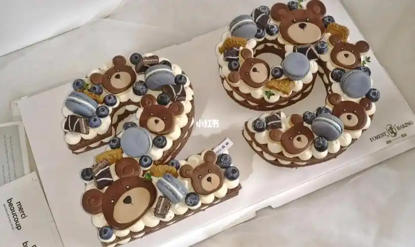 29岁数字蛋糕_蛋糕_森林烘焙攻略_奶油_焦糖_糖霜饼干_美食_美食展示
