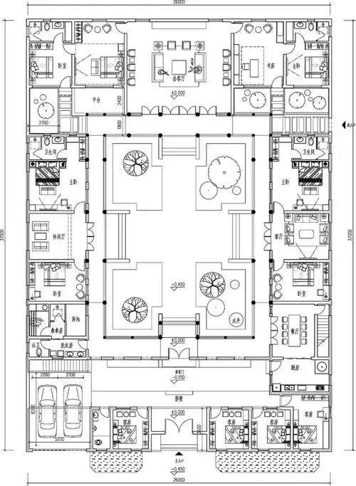 一层传统中式四合院_腾讯新闻