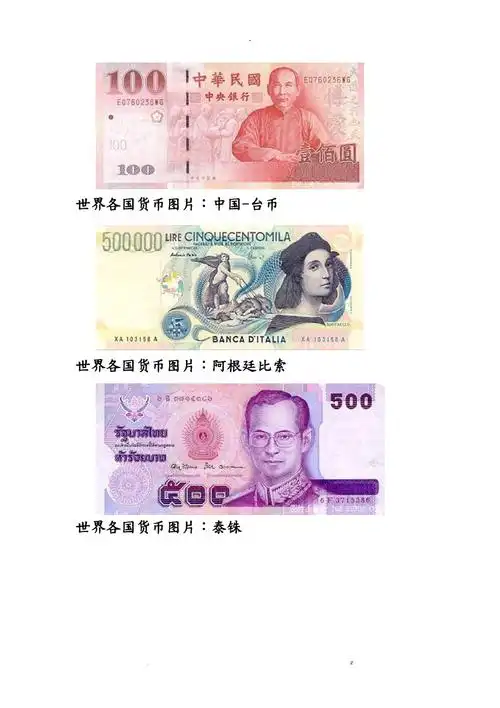 世界各国的货币名称及图片_第2页