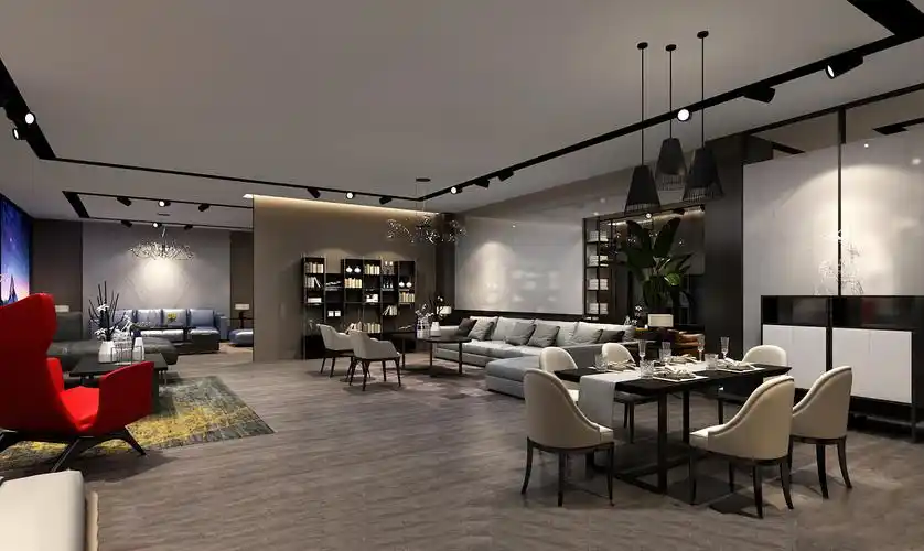 现代极简主义家具展厅设计 - 原创作品 - 站酷(zcool)