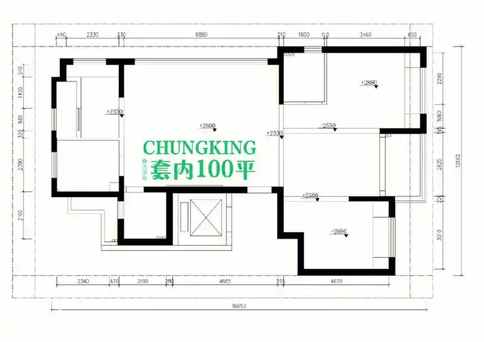 户型改造  #室内设计  分享100平方米两种方案