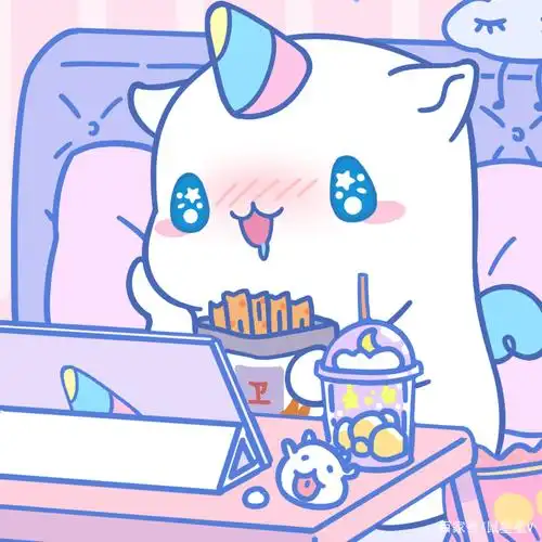 鼠星星头像女生的一天