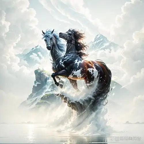 姓马和属马的都能用的头像,缩小或离远点看