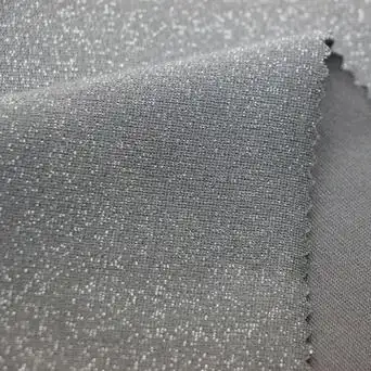 nr银丝罗马布尼龙人棉粘胶弹力锦氨纶打鸡布打基布双面布罗马布料