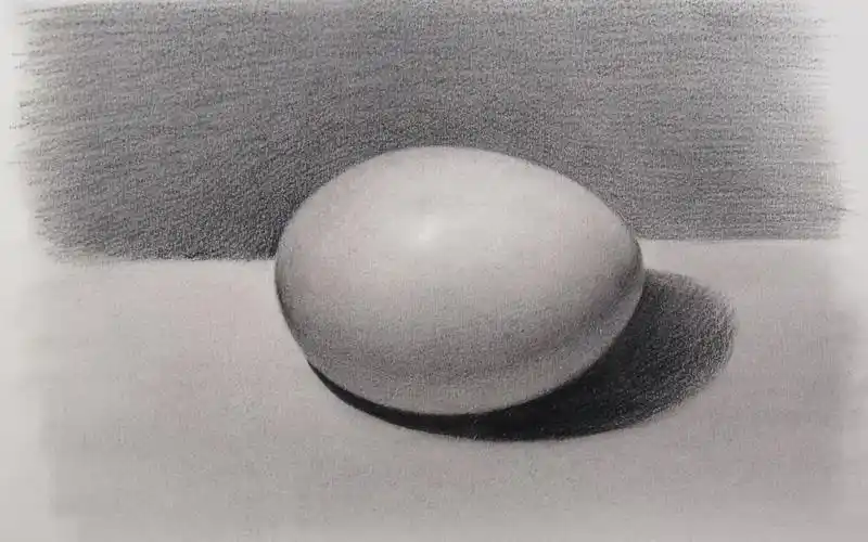 零号素描法则零基础素描小写实鸡蛋画法