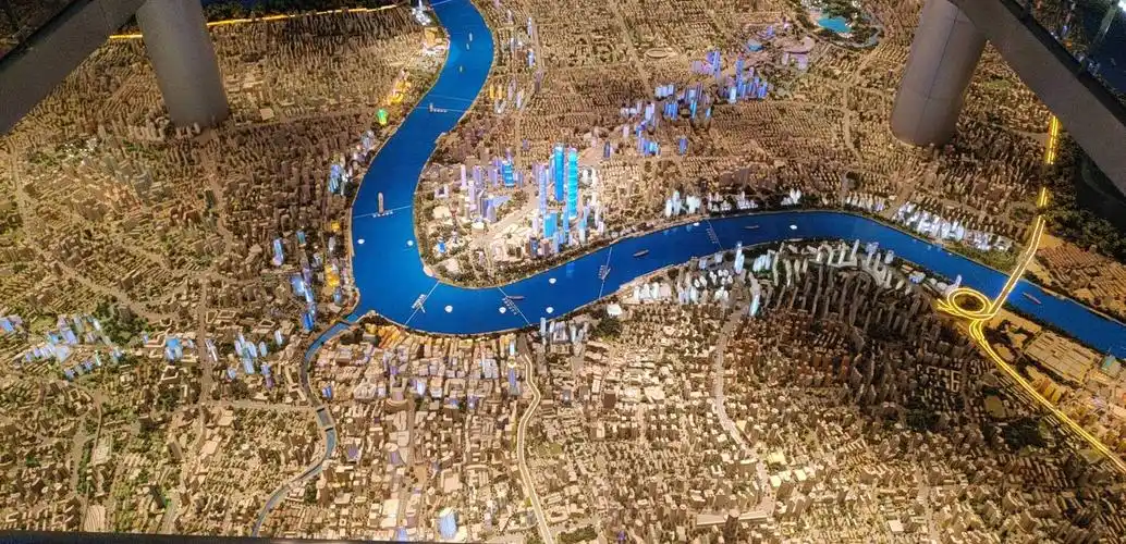 上海的3d图啦,是不是很直观的看到上海的全景呢