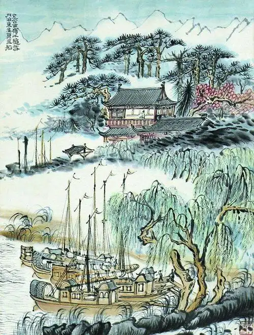 门泊东吴万里船.