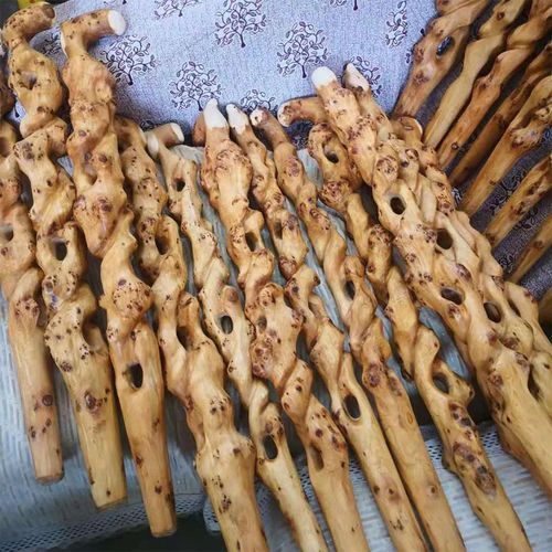 太行太行山山崖拐杖木工雕刻手杖精品摆件收藏木雕