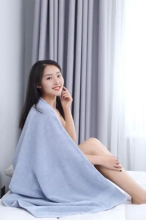 冰彩星级酒店加厚加大款浴巾男女家用棉吸水速干超大号往事如烟180大