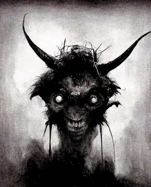 来至恶魔的凝视#tattoo  #纹身  #暗黑纹身  #纹身手稿