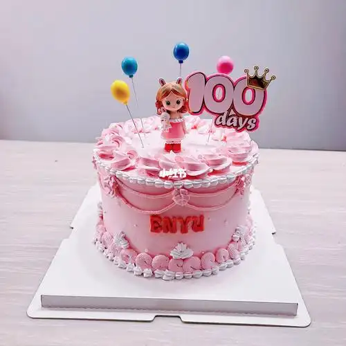 女孩100天蛋糕