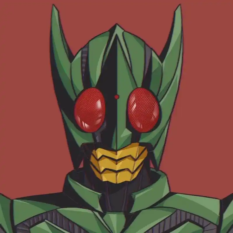 假面骑士# #画画# #情头# #procreate# #头像# #地狱兄贵# #兄弟