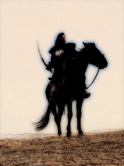 求一张成吉思汗的戎装画像!