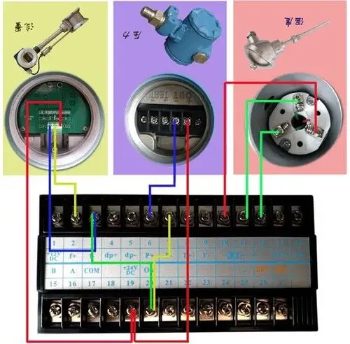 分体式蒸汽流量计接线说明
