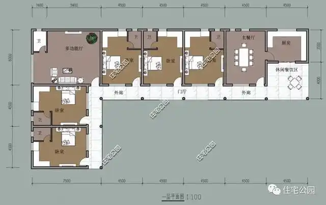 18套经典农村平房户型,火炕堂屋车库花园,随便收一套过年盖起来
