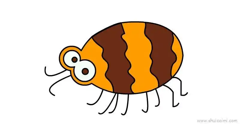 甲虫儿童画怎么画 甲虫简笔画画法