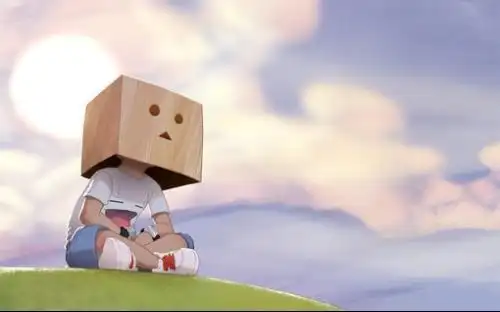 求一张动漫极度失落的图