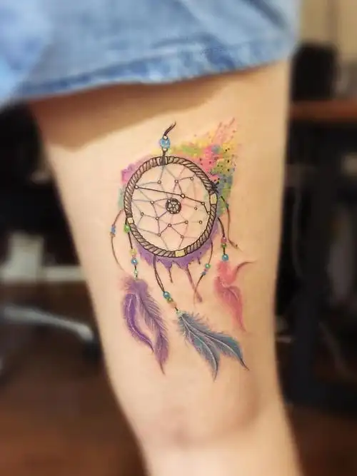 捕梦网_纹身图案手稿图片_牛晋北的纹身作品集