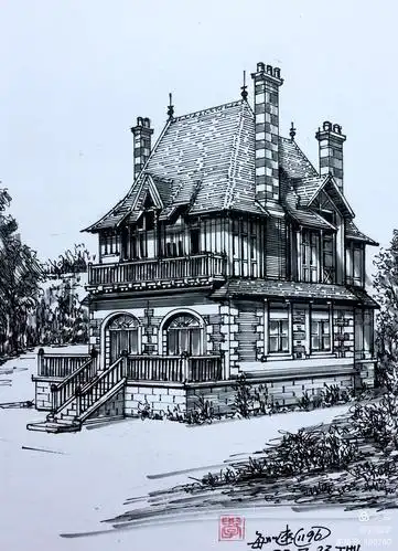 【学画】建筑手绘