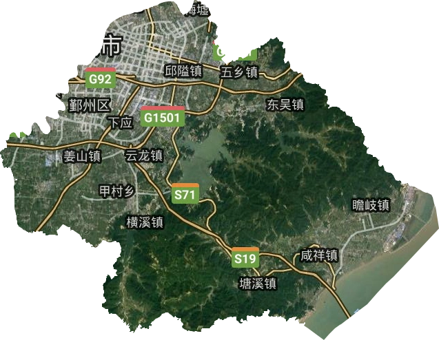 鄞州区行政区域简介