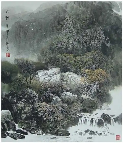 陈学良山水画作品欣赏