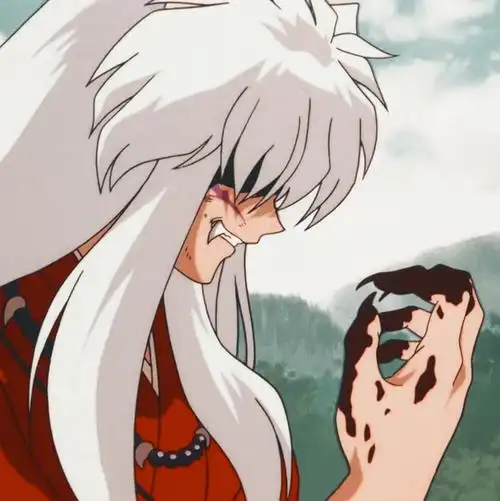 「第35期」动漫男头:妖化的犬夜叉无水印男生头像