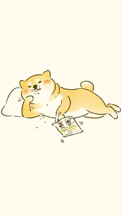 韩国插画师柴犬故事系列