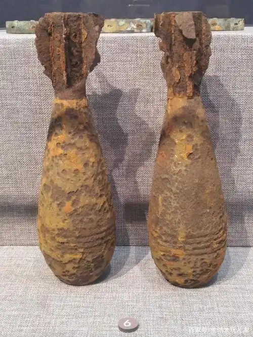 侵华日军使用过的80㎜迫击炮弹
