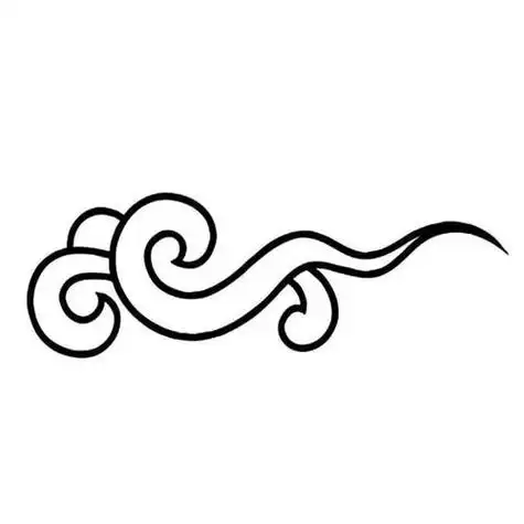 云的简笔画云的简笔画中国风