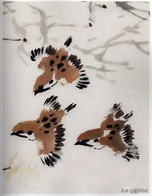 孙其峰笔下的麻雀