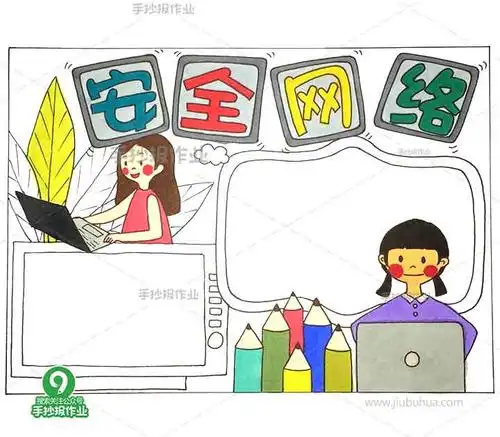 安全网络(网络安全)手抄报