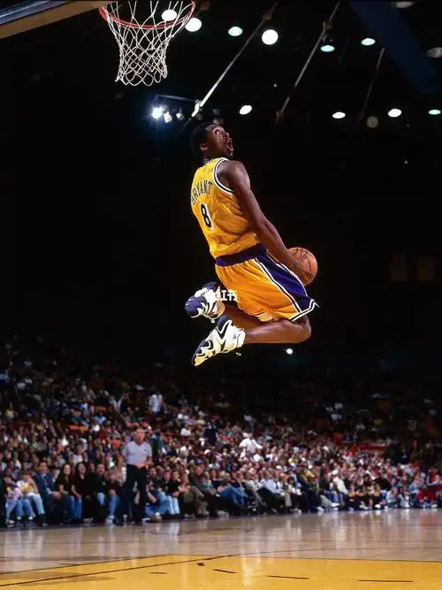 来看看八号科比劲爆扣篮全程高能