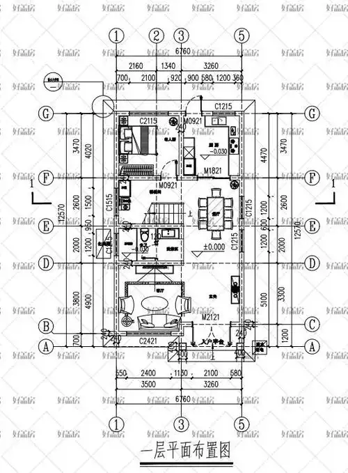 6米宽12米长建房图