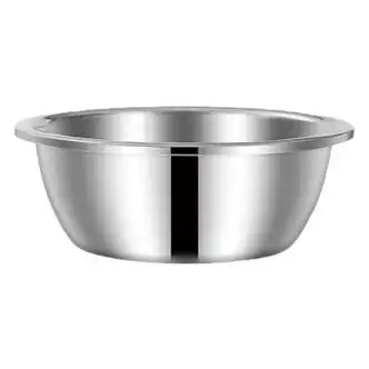 zgyfjch铁盆圆形不锈钢洗脸盆家用厨房大盆和面盆商用洗菜盆80cm特厚