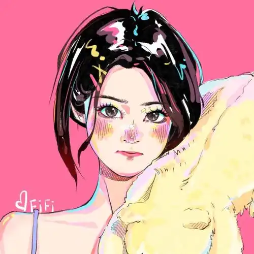 手绘头像欧阳娜娜