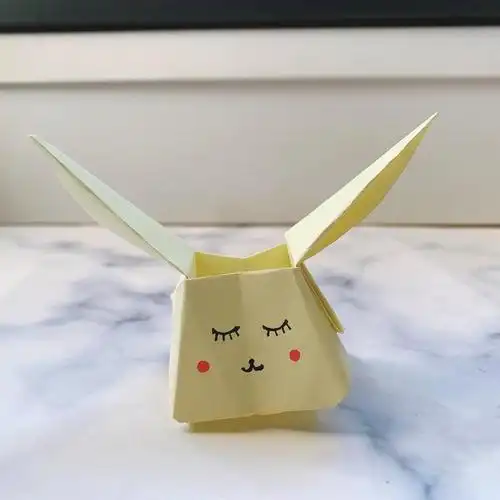 diy可爱的兔子收纳盒051折纸教程如何手工制作可爱的小兔子收纳盒上