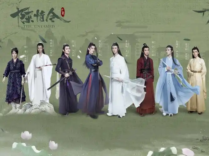 《陈情令》全员穿泰装,肖战王一博变贵族王子,师姐美得认不出!
