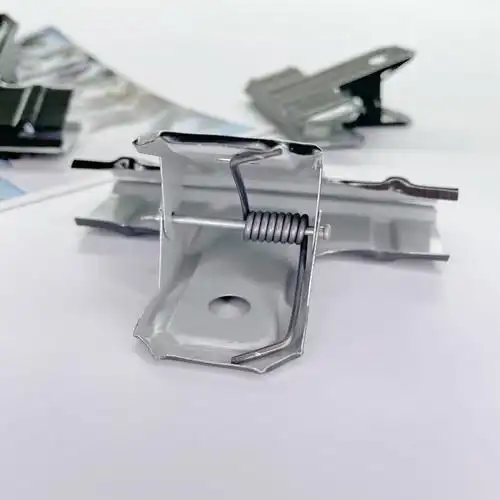 老式凭证铁夹 5号红绿票夹彩色夹口宽黑夹6号铁夹子大财务夹-阿里巴巴