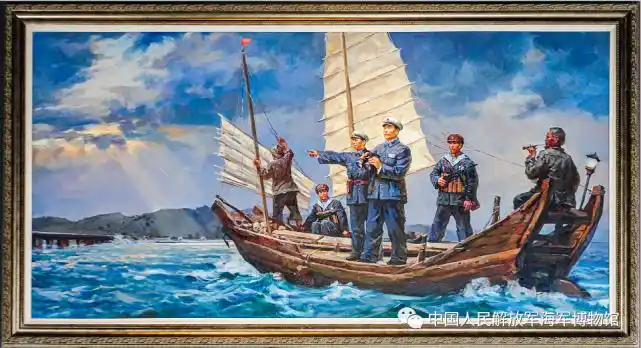 "不解地说萧劲光是海军司令员时途中,渔民得知随行人员向渔民租了一条