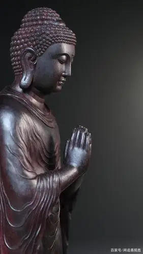 庄严静谧,小叶紫檀,释迦摩尼佛立像