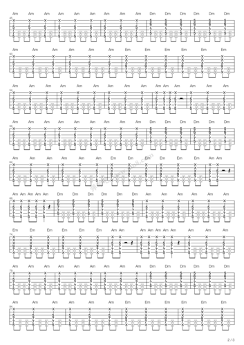 《护花使者》,李克勤(六线谱 吉他谱)--弹琴吧(原蛐蛐钢琴网),吉他