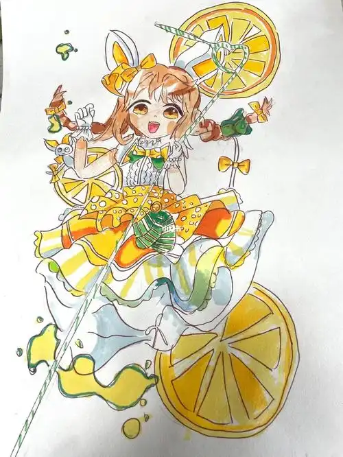 临摹的马克笔画