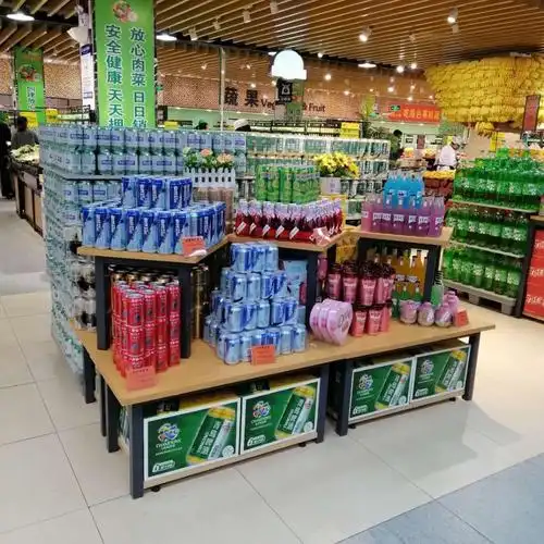 汉川店烟酒区饮料,啤酒换季陈列图片