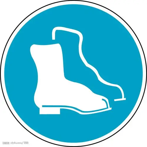 必须穿防护鞋设计图__公共标识标志_标志图标_设计图库_昵图网nipic.